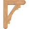 Ekena Millwork Merced Craftsman Smooth Bracket w/ Offset Brace, Western Red Cedar, 7 1/2"W x 28"D x 36"H BKT0806X28X36MRC04SWR - alternate 2